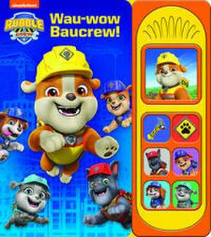 PAW Patrol, Rubble & Crew - Wau-wow Baucrew! - Soundbuch - Pappbilderbuch mit 7 Geräuschen de Phoenix International Publications Germany GmbH