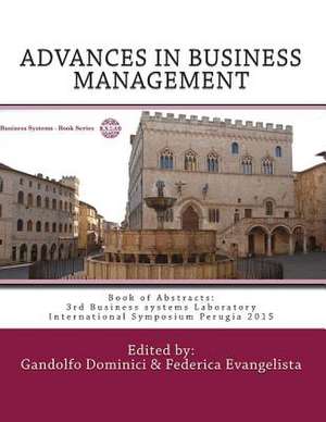 Advances in Business Management. Towards Systemic Approach de Various Authors