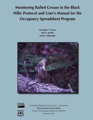 Monitoring Ruffed Grouse in the Black Hills de United States Department of Agriculture