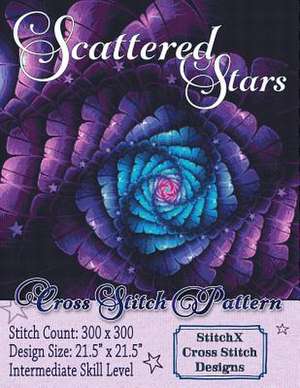 Scattered Stars Cross Stitch Pattern de Tracy Warrington