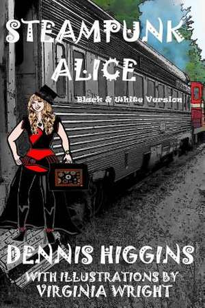 Steampunk Alice B&w de Dennis Higgins