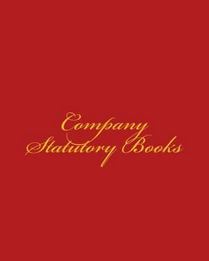 Company Statutory Books de Martha Millbeach