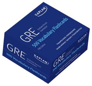 GRE Vocabulary Flashcards + Online Access to Review Your Cards, a Practice Test, and Video Tutorials de Kaplan Test Prep