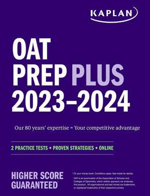 Oat Prep Plus 2023-2024 de Kaplan Test Prep