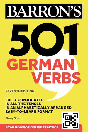 501 German Verbs, Seventh Edition de Henry Strutz