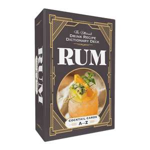 Rum Cocktail Cards A–Z: The Ultimate Drink Recipe Dictionary Deck de Adams Media