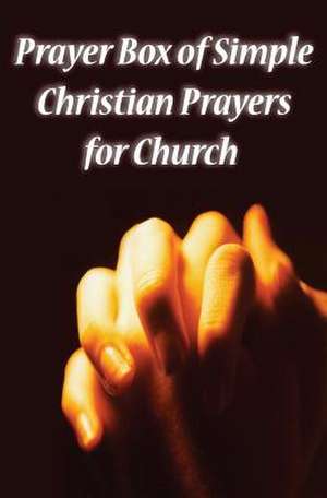 Prayer Box of Simple Christian Prayers for Church de Love Jesus Publication