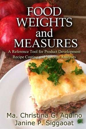 Food Weights and Measures de Janine P. Siggaoat