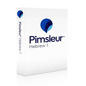 Pimsleur Hebrew Level 1 CD: Learn to Speak and Understand Hebrew with Pimsleur Language Programs de Pimsleur