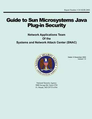 Guide to Sun Microsystems Java Plug-In Security de National Security Agency