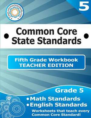 Fifth Grade Common Core Workbook - Teacher Edition de Have Fun Teaching