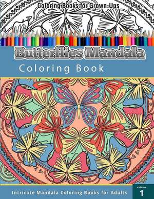 Butterflies Mandala Coloring Book de Chiquita Publishing