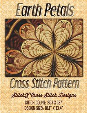 Earth Petals Cross Stitch Pattern de Tracy Warrington