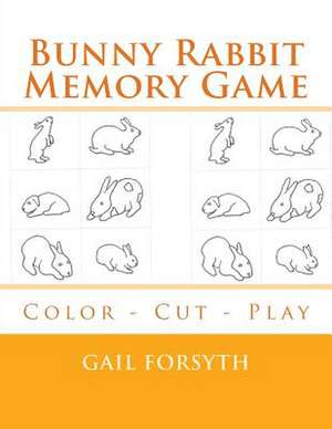 Bunny Rabbit Memory Game de Gail Forsyth