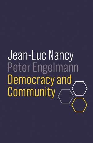 Democracy and Community de J–L Nancy