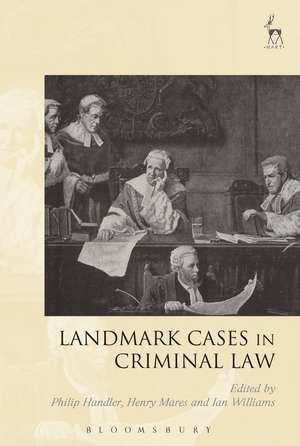 Landmark Cases in Criminal Law de Philip Handler