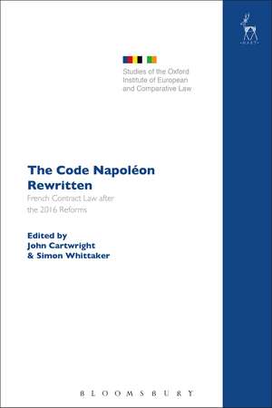 The Code Napoléon Rewritten: French Contract Law after the 2016 Reforms de John Cartwright