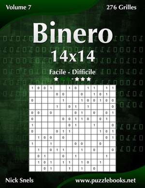 Binero 14x14 - Facile a Difficile - Volume 7 - 276 Grilles