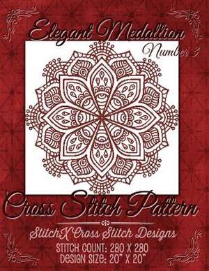 Elegant Medallion 3 Cross Stitch Pattern de Tracy Warrington