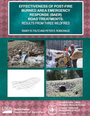 Effectiveness of Post-Fire Burned Area Emergency Response (Baer) Road Treatments de Peter R. Robichaud