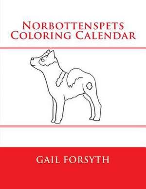 Norbottenspets Coloring Calendar de Gail Forsyth