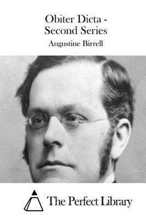 Obiter Dicta - Second Series de Augustine Birrell