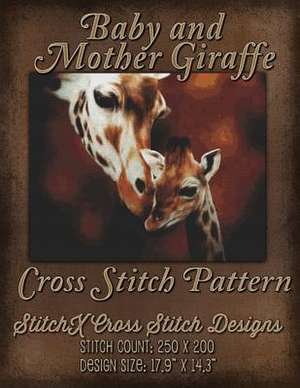 Baby and Mother Giraffe Cross Stitch Pattern de Tracy Warrington