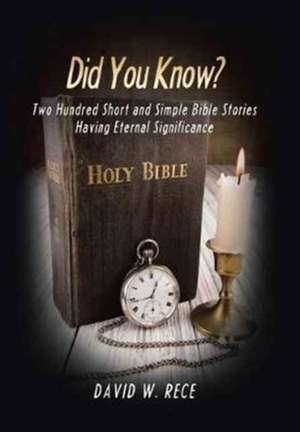 Did You Know? de David W Rece