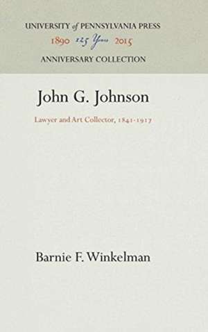 John G. Johnson de Barnie F Winkelman