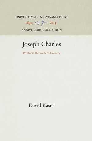 Joseph Charles de David Kaser