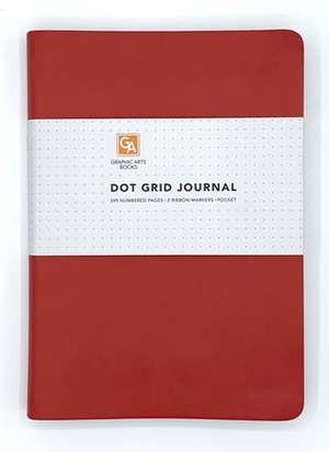 Dot Grid Journal - Ruby de Graphic Arts Books