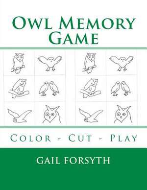 Owl Memory Game de Gail Forsyth