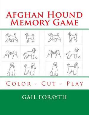 Afghan Hound Memory Game de Gail Forsyth