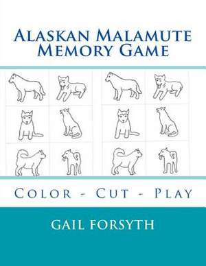 Alaskan Malamute Memory Game de Gail Forsyth