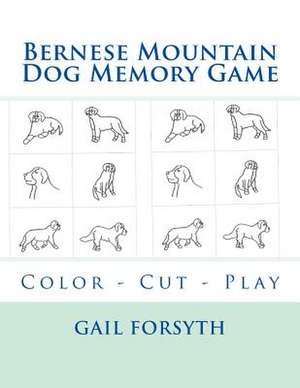 Bernese Mountain Dog Memory Game de Gail Forsyth