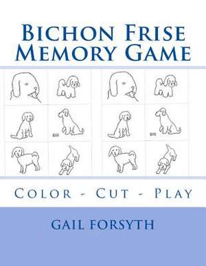 Bichon Frise Memory Game de Gail Forsyth