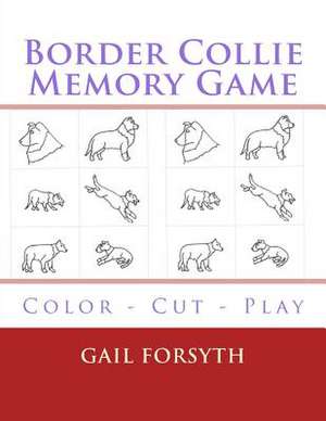 Border Collie Memory Game de Gail Forsyth