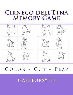 Cirneco Dell'etna Memory Game de Gail Forsyth