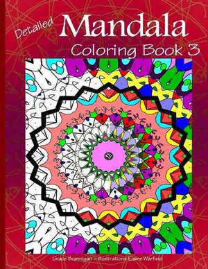 Detailed Mandala Coloring Book 3 de Grace Brannigan