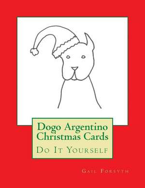 Dogo Argentino Christmas Cards de Gail Forsyth