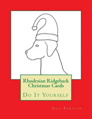 Rhodesian Ridgeback Christmas Cards de Gail Forsyth