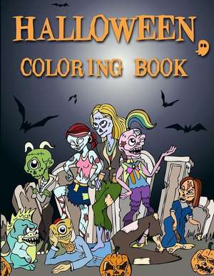 Halloween Coloring Book de Paradise Coloring Books