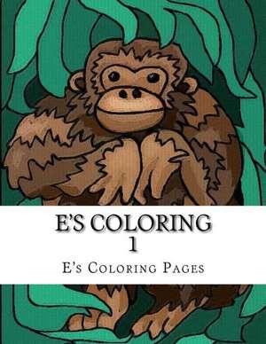 E's Coloring 1 de E's Coloring Pages