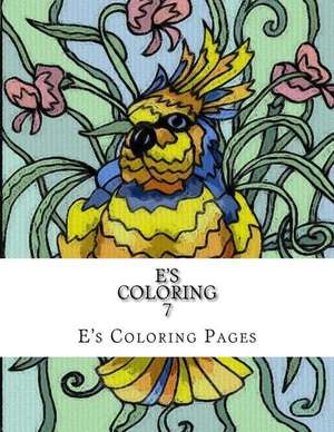 E's Coloring 7 de E's Coloring Pages