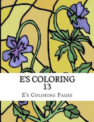 E's Coloring 13 de E's Coloring Pages