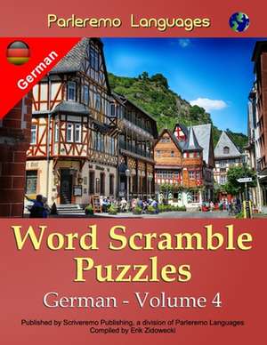 Parleremo Languages Word Scramble Puzzles German - Volume 4: A Frosted Love Cozy Mystery - Book 23 de Erik Zidowecki