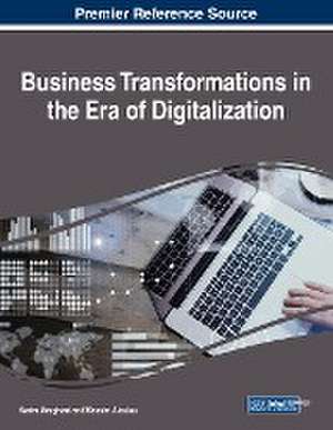 Business Transformations in the Era of Digitalization de Wassim Aloulou