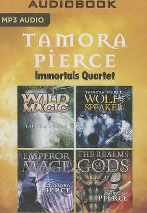 Tamora Pierce - Immortals Quartet: Wild Magic, Wolf-Speaker, Emperor Mage, the Realms of the Gods de Tamora Pierce