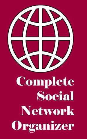 Complete Social Network Organizer de Lazaros' Blank Books