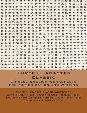 Three Character Classic de Stephanie Yung